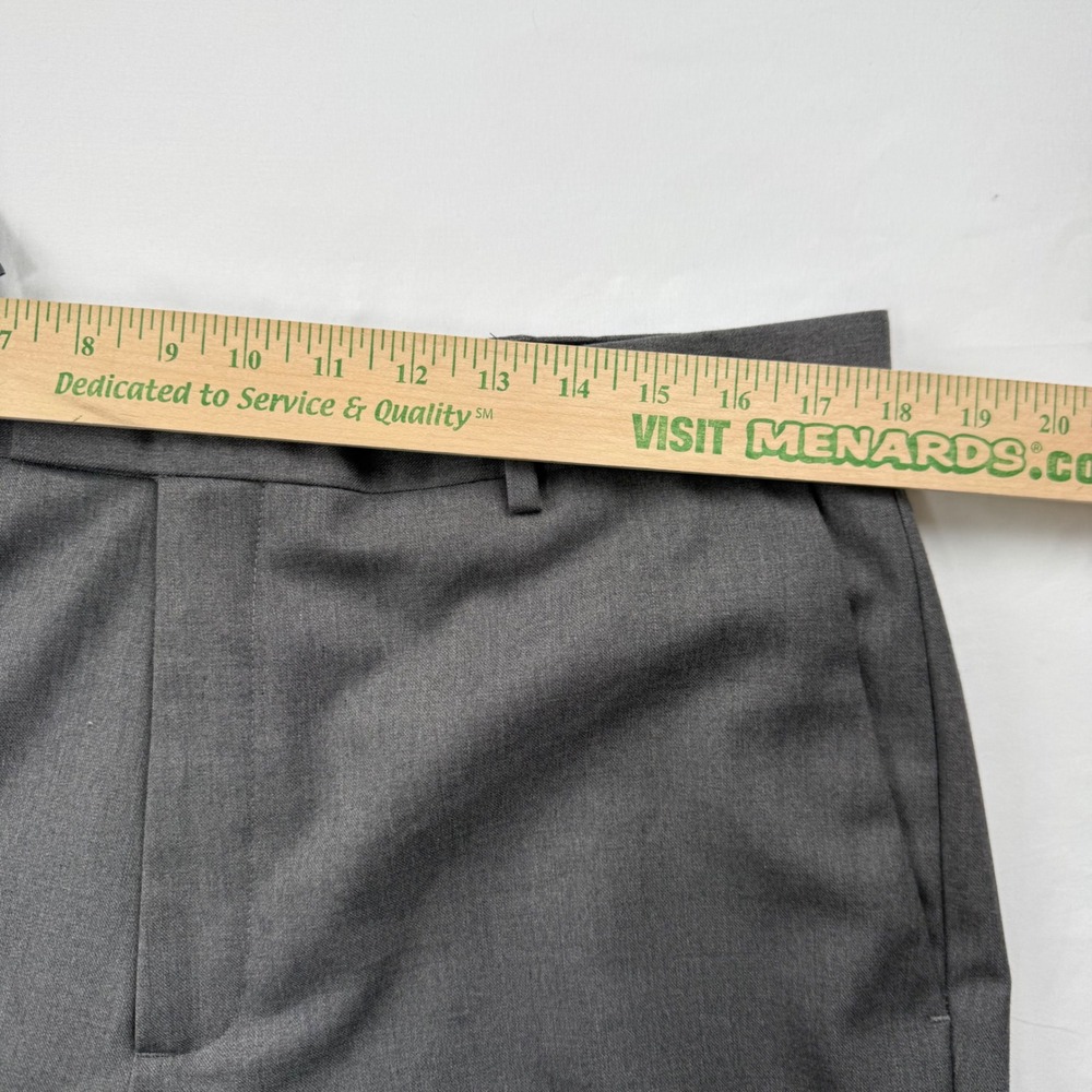 Kenneth Cole Reaction NWT‎ Mens Heather Grey Dress Pants 36x34 Smooth Sailing - Picture 3 of 7